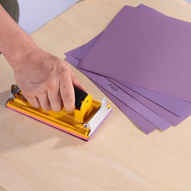 Arilier Sandpaper Sheets Assorted Grit 24-Pack,4 Each of 400/600/800/1000/1200/1500 Grit, Advanced Waterproof Wet or Dry Sand Paper for Woodworking Furniture, Metal Sanding, Auto Body Work, Full Sheet - Image 4